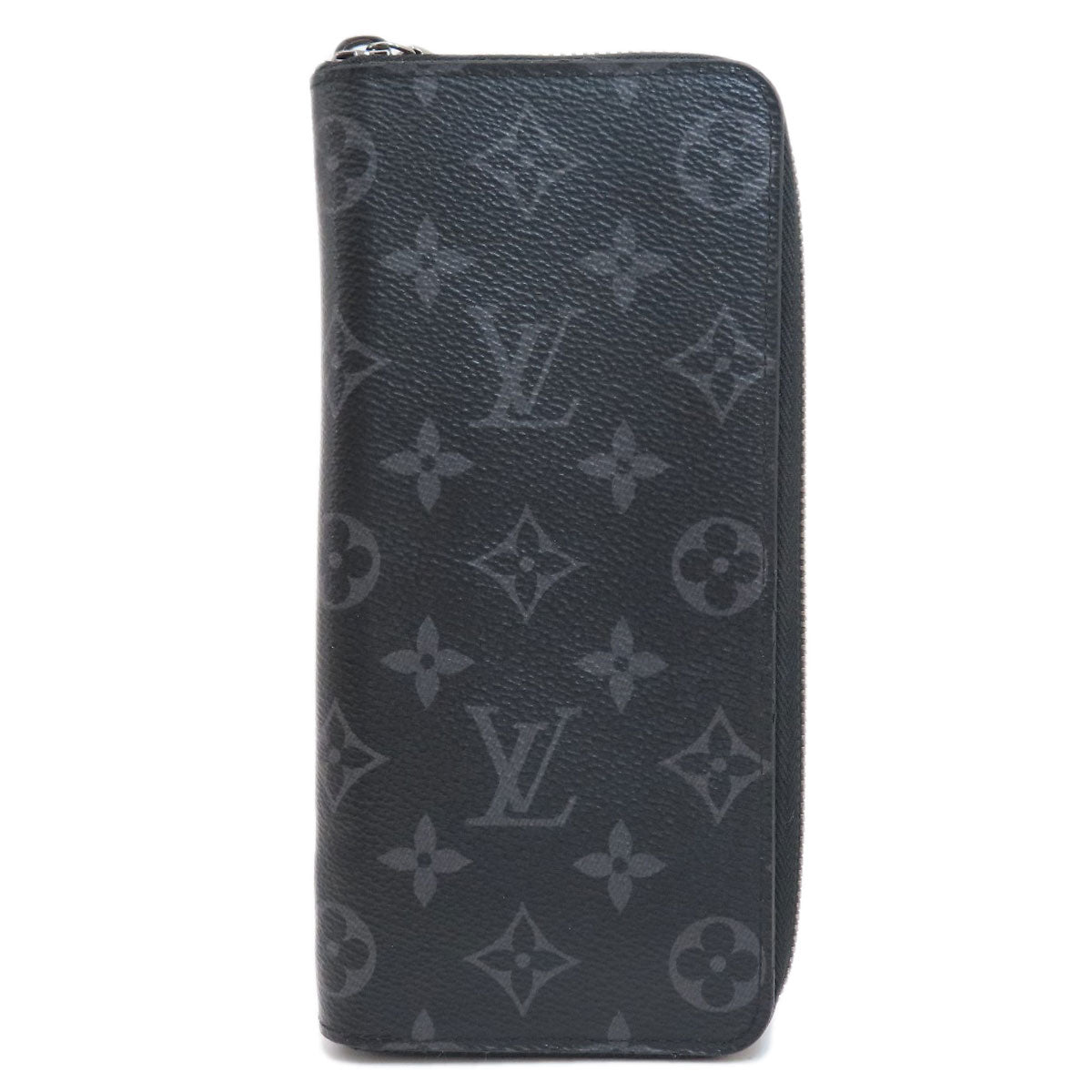 LOUIS VUITTON Long Wallet Purse M62295 Monogram Eclipse black Zippy wallet ã» Vertical
