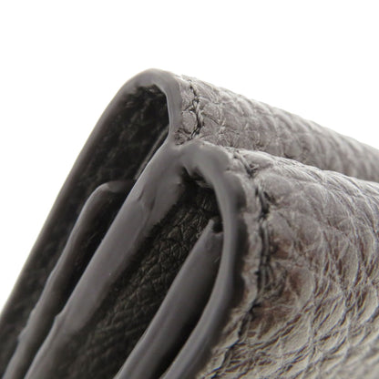 FENDI Bifold Wallet 7M0280 Calfskin gray Mini wallet tri-fold baguette