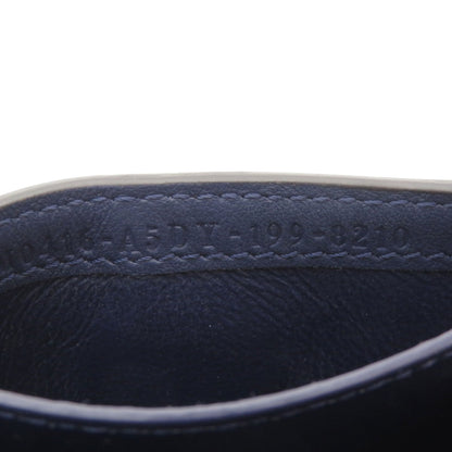 FENDI Card Case Calfskin Brown Peekaboo