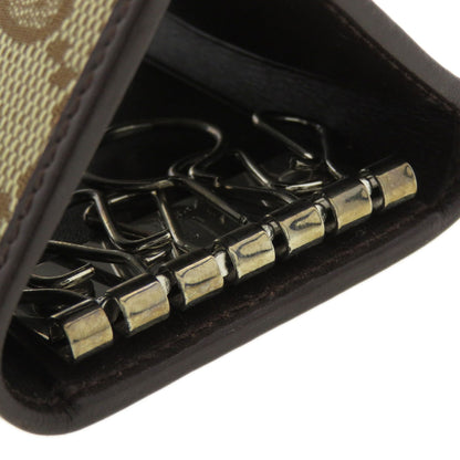 GUCCI Key case Key holder  131928 canvas Brown GG