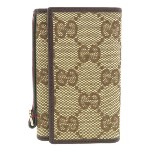 GUCCI Key case Key holder  131928 canvas Brown GG