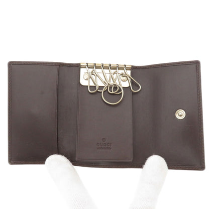 GUCCI Key case Key holder  131928 canvas Brown GG