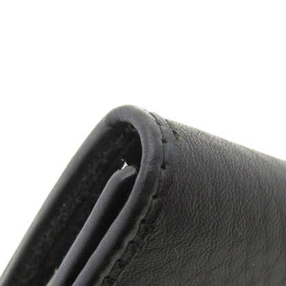 GUCCI Key case Key holder  92749 Calfskin black Logo motif