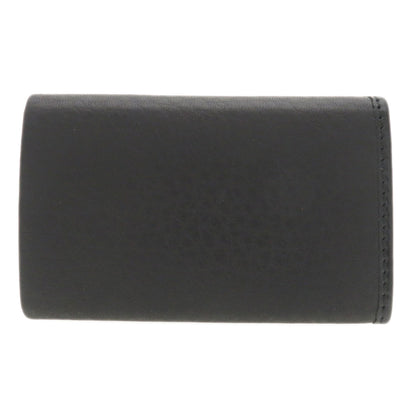 GUCCI Key case Key holder  92749 Calfskin black Logo motif