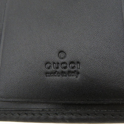 GUCCI Key case Key holder  92749 Calfskin black Logo motif
