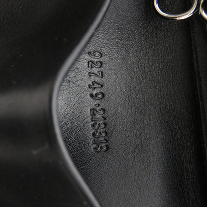 GUCCI Key case Key holder  92749 Calfskin black Logo motif