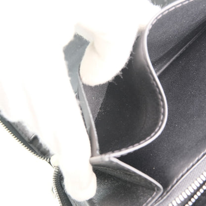 LOUIS VUITTON Long Wallet Purse M97026 Calfskin black Utah Zippy Organizer