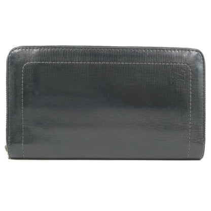 LOUIS VUITTON Long Wallet Purse M97026 Calfskin black Utah Zippy Organizer