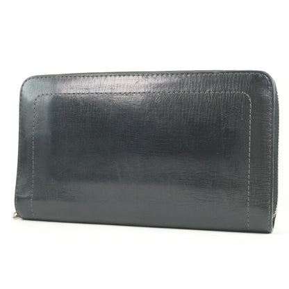 LOUIS VUITTON Long Wallet Purse M97026 Calfskin black Utah Zippy Organizer