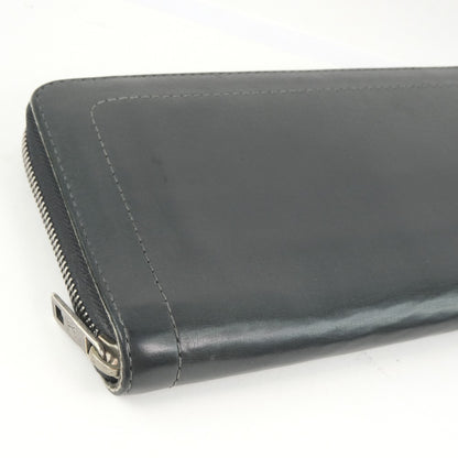 LOUIS VUITTON Long Wallet Purse M97026 Calfskin black Utah Zippy Organizer