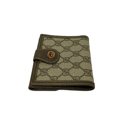 GUCCI Bifold Wallet leather Brown