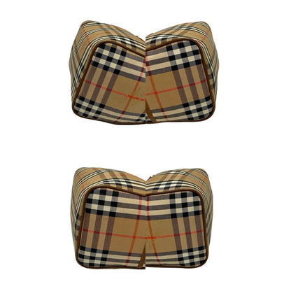 BURBERRY Handbag leather Brown