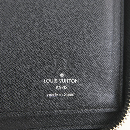 LOUIS VUITTON Long Wallet Purse M32822 Taiga black Zippy Wallet Vertical