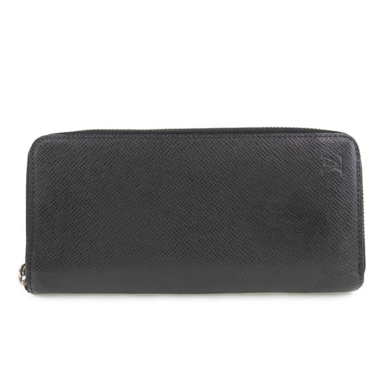 LOUIS VUITTON Long Wallet Purse M32822 Taiga black Zippy Wallet Vertical