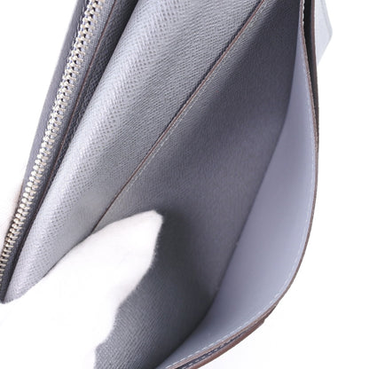 LOUIS VUITTON Long Wallet Purse M32653 Taiga gray Portefeuille Brazza