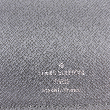 LOUIS VUITTON Long Wallet Purse M32653 Taiga gray Portefeuille Brazza