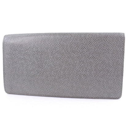 LOUIS VUITTON Long Wallet Purse M32653 Taiga gray Portefeuille Brazza