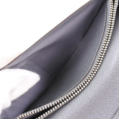 LOUIS VUITTON Long Wallet Purse M32653 Taiga gray Portefeuille Brazza