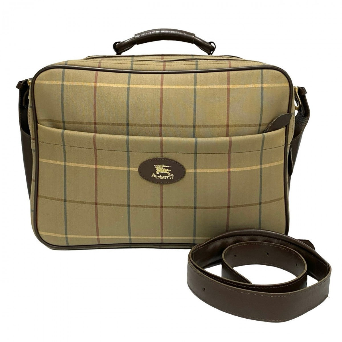 BURBERRY Shoulder Bag canvas Brown