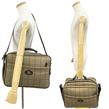 BURBERRY Shoulder Bag canvas Brown