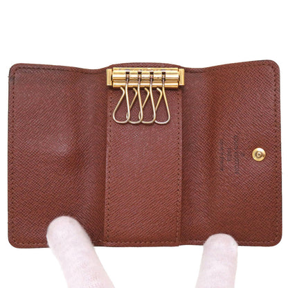 LOUIS VUITTON Key case Key holder  M69517 Monogram canvas Brown Monogram Multicles4