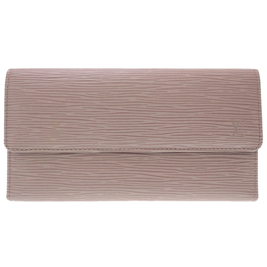 LOUIS VUITTON Long Wallet Purse M6338B Epi Leather lilac Epi Portefeuille International