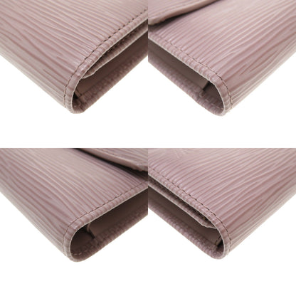 LOUIS VUITTON Long Wallet Purse M6338B Epi Leather lilac Epi Portefeuille International