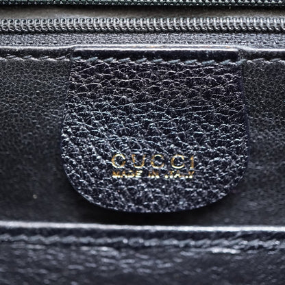 GUCCI Handbag 000 46 0633 leather black Bamboo Women Used Authentic