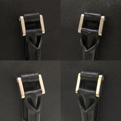 BURBERRY Handbag leather black Check Pattern