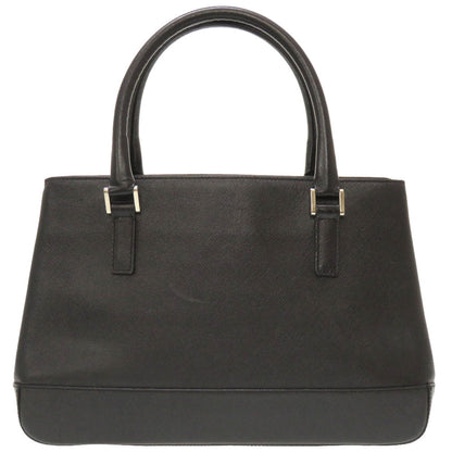 BURBERRY Handbag leather black Check Pattern