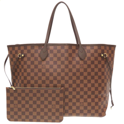 LOUIS VUITTON Tote Bag N41357 Damier canvas Brown Damier New Neverfull GM Women Used Authentic