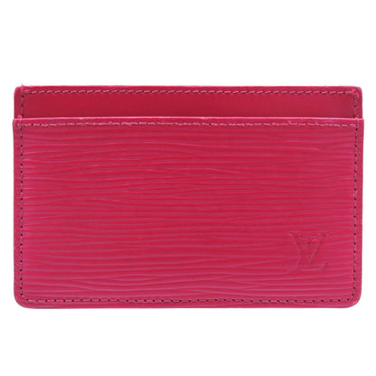 LOUIS VUITTON Card Case M60327 Epi Leather Fuchsia Epi Porte Cartes Simple
