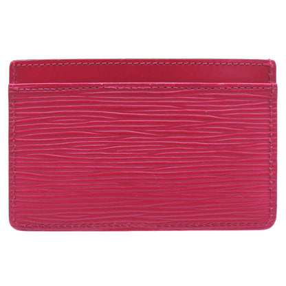 LOUIS VUITTON Card Case M60327 Epi Leather Fuchsia Epi Porte Cartes Simple