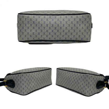 GUCCI Shoulder Bag leather Navy