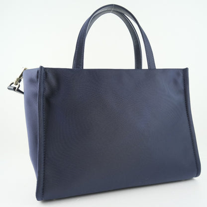 Kate Spade Handbag Nylon Navy 2WAYShoulder Women Used Authentic