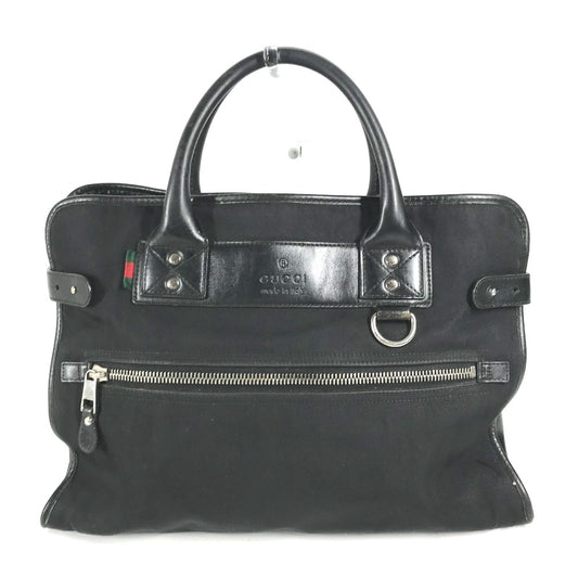 GUCCI Business bag 246410 Nylon / leather black logo