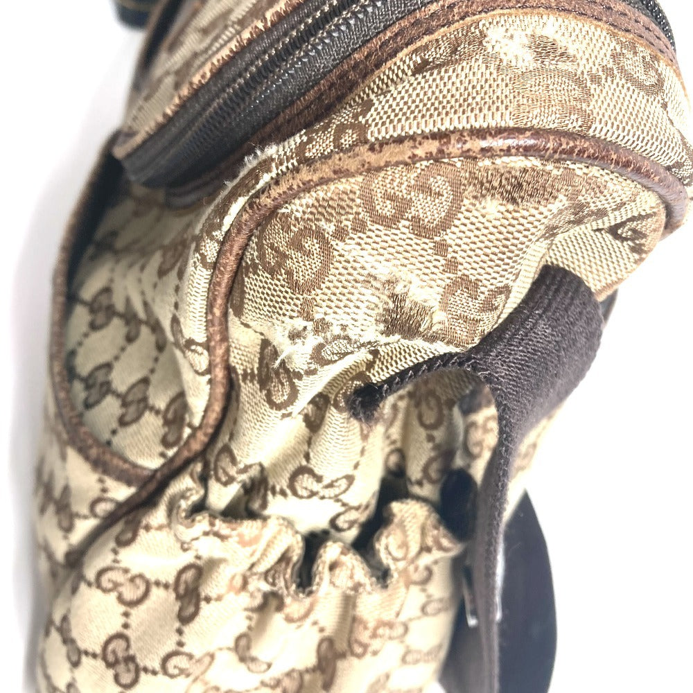 GUCCI Shoulder Bag 123326 GG canvas / leather beige GG Mother's Bag