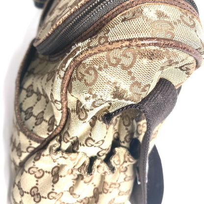GUCCI Shoulder Bag 123326 GG canvas / leather beige GG Mother's Bag