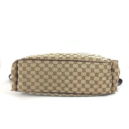 GUCCI Shoulder Bag 123326 GG canvas / leather beige GG Mother's Bag