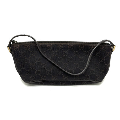 GUCCI Accessory pouch 257300 canvas Brown GG pattern