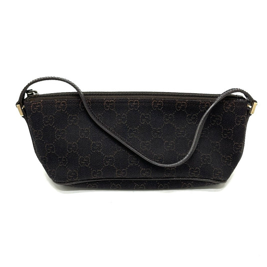 GUCCI Accessory pouch 257300 canvas Brown GG pattern