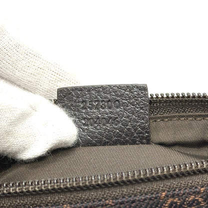 GUCCI Accessory pouch 257300 canvas Brown GG pattern