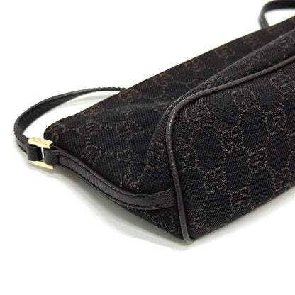 GUCCI Accessory pouch 257300 canvas Brown GG pattern