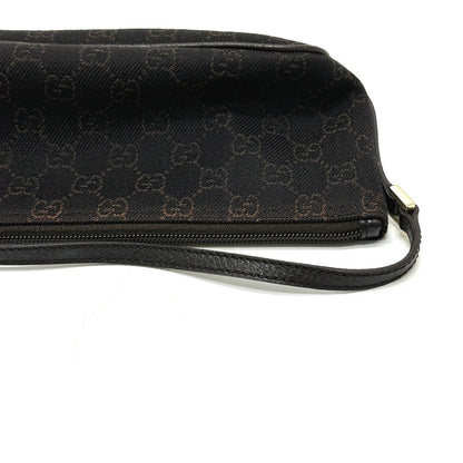 GUCCI Accessory pouch 257300 canvas Brown GG pattern