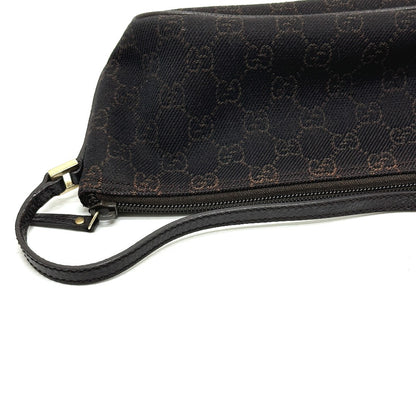 GUCCI Accessory pouch 257300 canvas Brown GG pattern