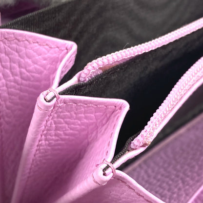 GUCCI Long Wallet Purse 499337 leather pink GG Marmont Bosco