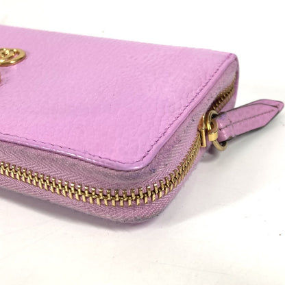 GUCCI Long Wallet Purse 499337 leather pink GG Marmont Bosco