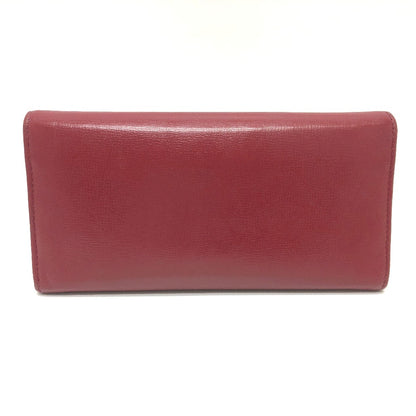 GUCCI Folded wallet 598531 leather Red Marina Interlocking G