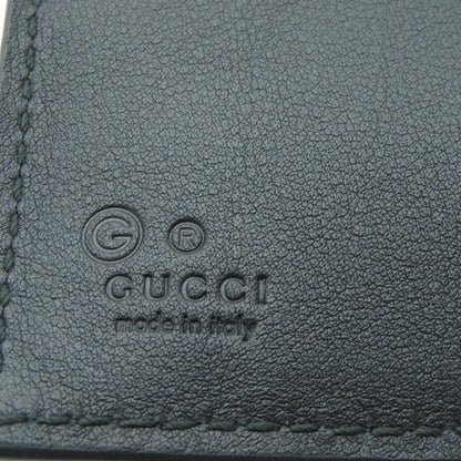 GUCCI Bifold Wallet 150413 Calfskin black GG Signature Microsima Outlet