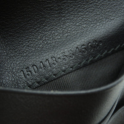 GUCCI Bifold Wallet 150413 Calfskin black GG Signature Microsima Outlet